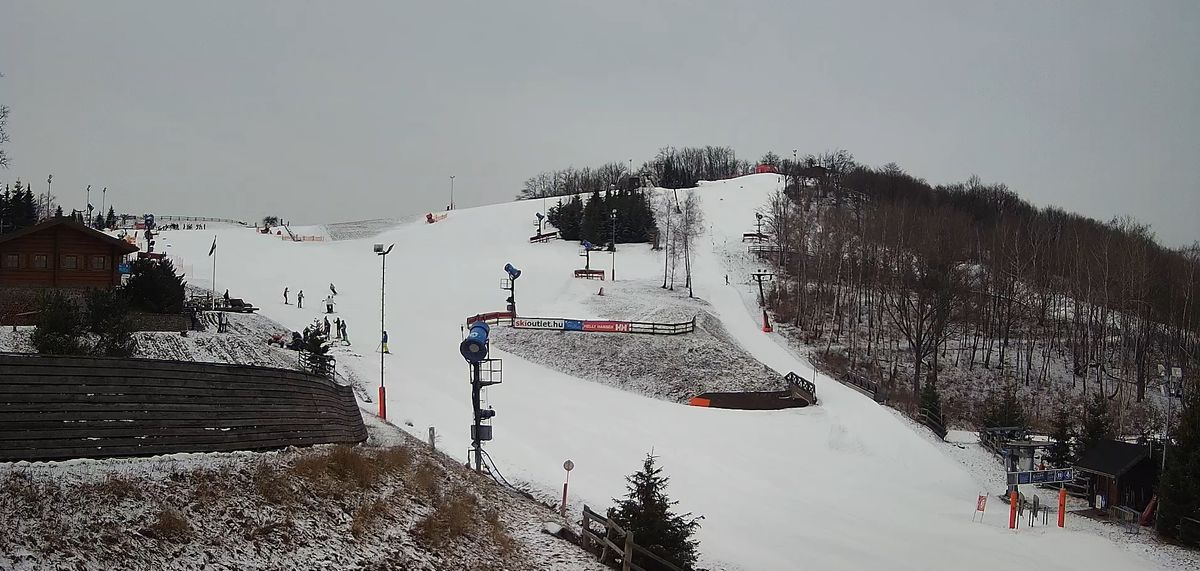 A Mátraszentistváni Síparkban jelenleg még minden feltétel adott a téli sportoláshoz