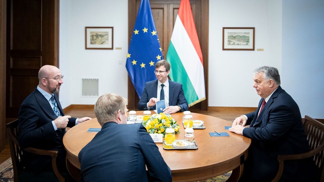Orbán Viktor az Európai Tanács elnökével tárgyalt