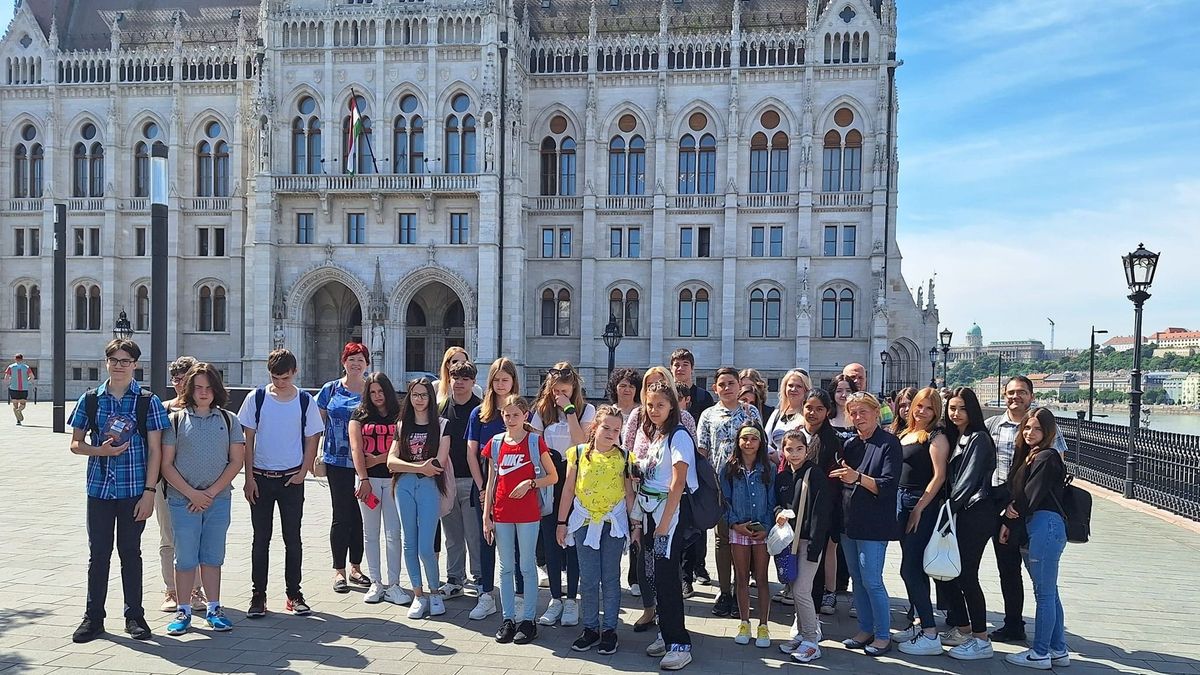 A diákok nagyon élvezték a parlamenti látogatást