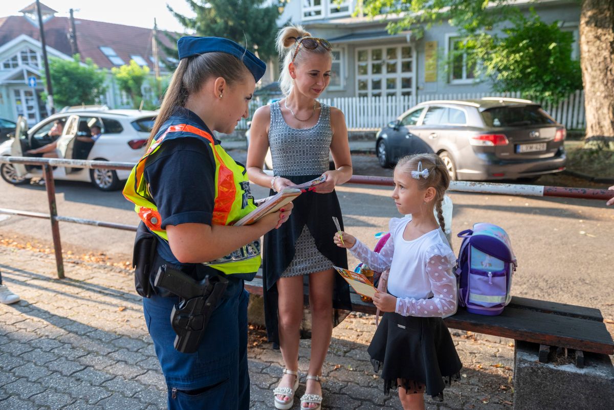 Idén szeptemberben sem feledkeztek meg a diákokról a nógrádi rendőrök