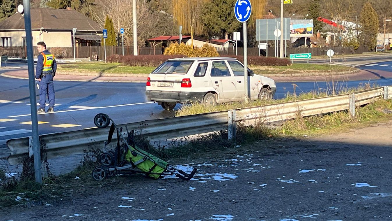 Gyalogost gázoltak a zebrán Salgótarjánban