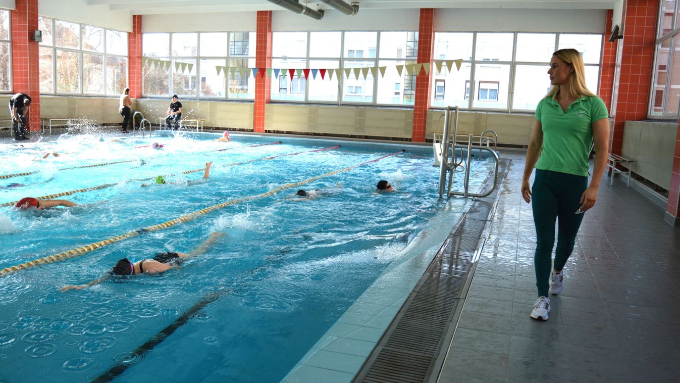 Olimpikontól tanulhattak a nagy bejelentés után a salgótarjáni úszók (fotók, videó)