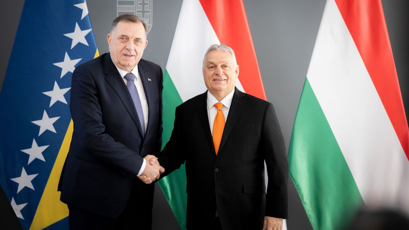 Orbán Viktor fogadta Milorad Dodikot