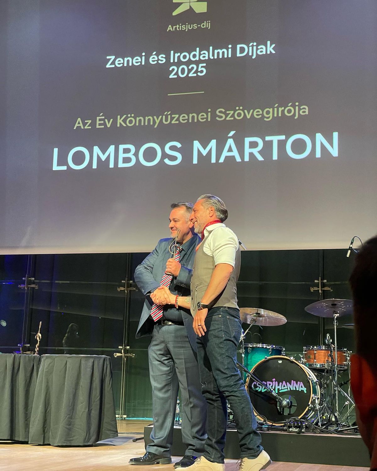 Lombos Márton, Artisjus-díj, Balassagyarmat, Év Könnyűzenei Szövegírója