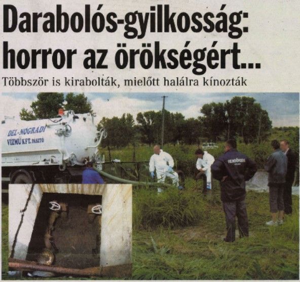 gyilkosság, emberölés, bűncselekmény, Pásztó