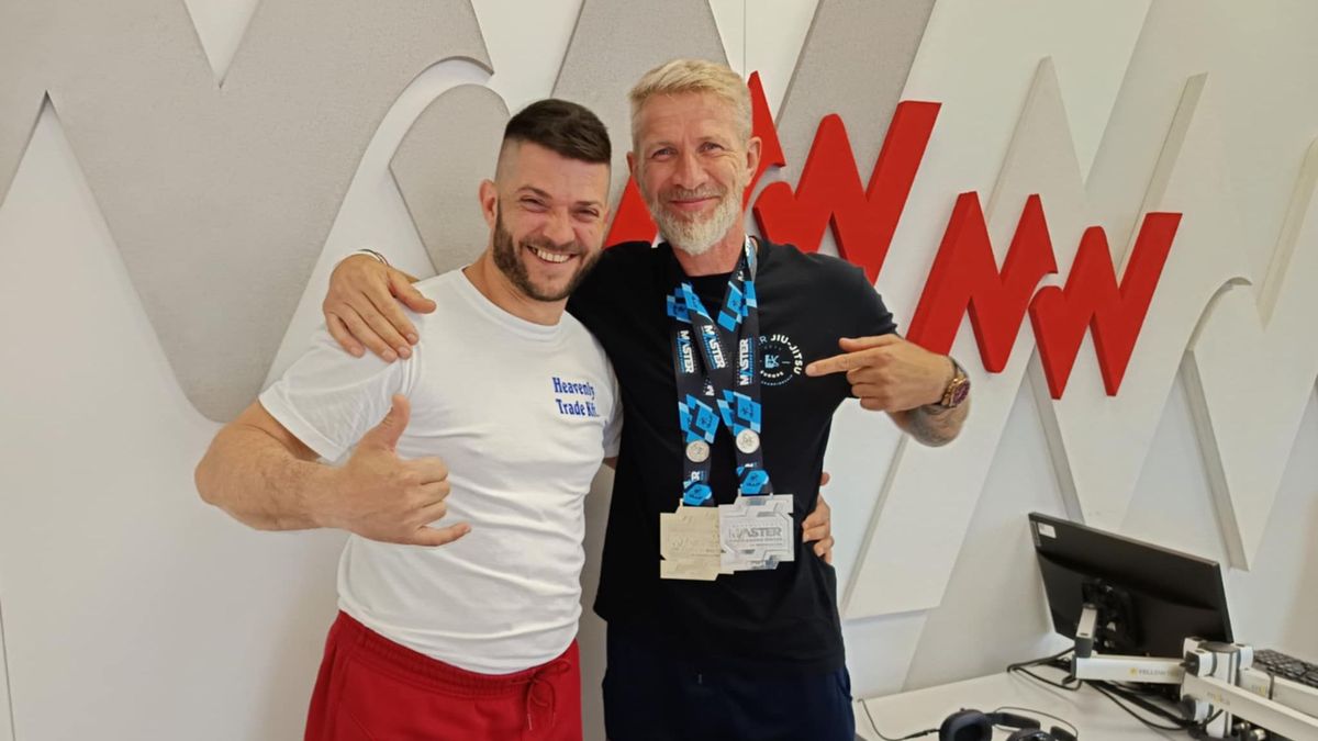 Koczka Bernát (balra) és Jantos Tibor mesélt a brazil jiu-jitsu Európa-bajnokságról