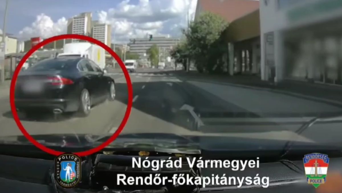 A szabálytalanul előző jármű komoly baleseti kockázatot teremtett
