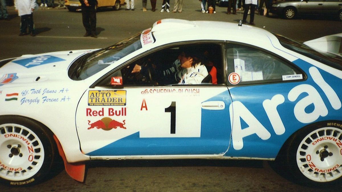 Salgó Rallye 1997 rajt - Ifj. Tóth János, Gergely Ferenc páros, legendás Toyota Celica GT-FOUR