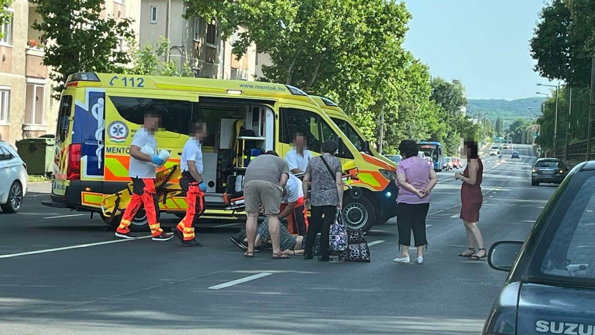 A péntek esti gázolásos baleset Salgótarjánban, a Budapesti úton történt