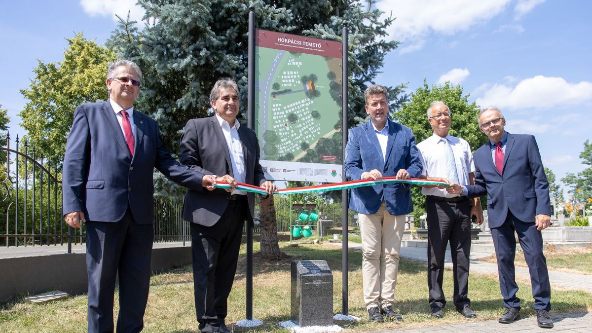 okos parcellakő, Nagy Iván, Horpács, temető