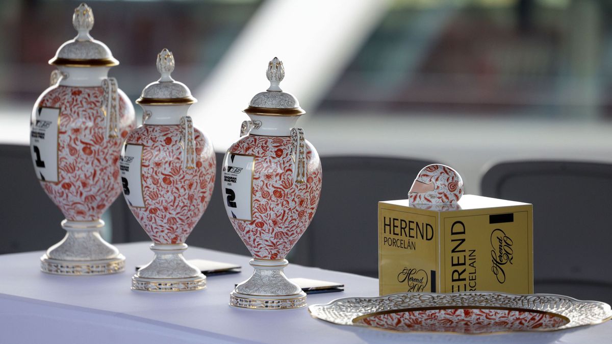 A Hungaroring idén is csodálatos herendi porcelánokkal díjazza a legjobbakat