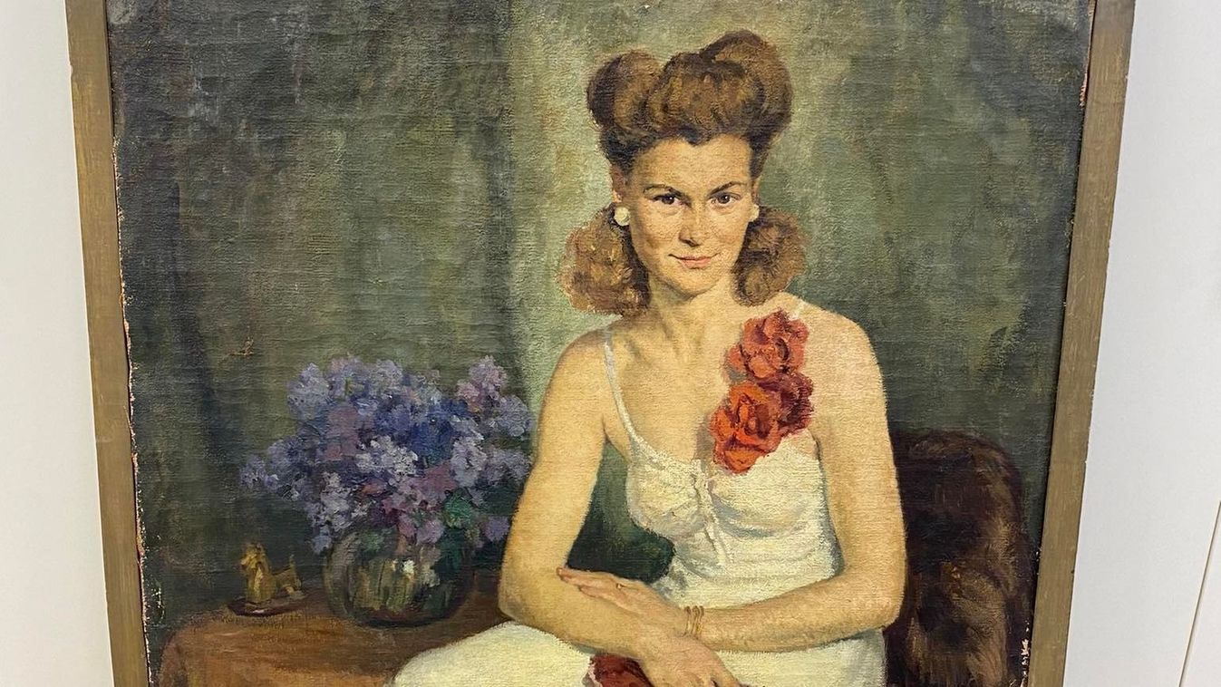 Különleges festmény díszeleg a salgótarjáni múzeumban