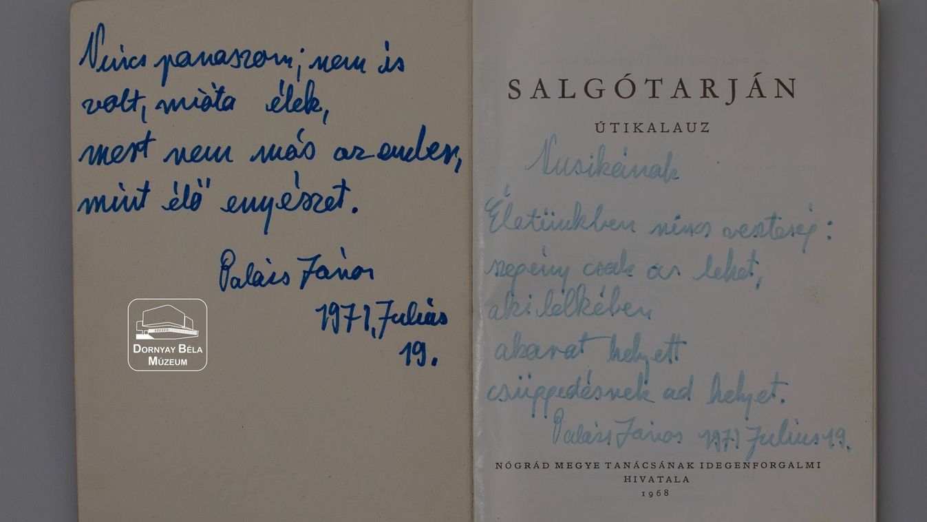 Egy közel 60 éves különleges relikviával gazdagodott a salgótarjáni múzeum...