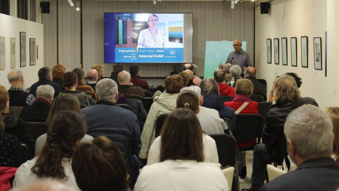Egy festőművészről készült portréfilm került a középpontba a salgótarjáni...